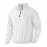 Sterling Row | Men’s Cable Knit Half-Zip Sweater