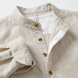 Sterling Row | Men’s Relaxed Mandarin Collar Shirt