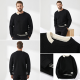 Sterling Row | Men’s Harrison Contrast Knit Sweater
