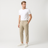 Sterling Row | Tapered Cotton Linen Trousers