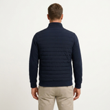 Sterling Row | Men’s Hybrid Quilted Bomber Jacket Smart Casual