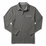 Sterling Row | Long Sleeve Summer Polo Shirt for Men Smart Casual Comfort
