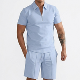 Sterling Row | Men’s Zip Polo Summer Set