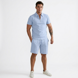 Sterling Row | Men’s Zip Polo Summer Set