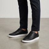 Sterling Row | Low Top Lace Up Casual Sneakers for Men Everyday Smart Style