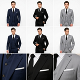 Sterling Row | Men’s 3-Piece Slim Fit Formal Suit