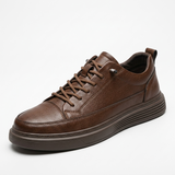 Sterling Row | Men’s Black Leather Sneakers