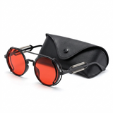 Sterling Row | Men’s Steampunk Round Sunglasses