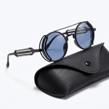 Sterling Row | Men’s Steampunk Round Sunglasses