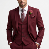 Sterling Row | Men’s Tailored 3-Piece Formal Suit