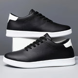 Sterling Row | Men’s Perforated Leather Sneakers