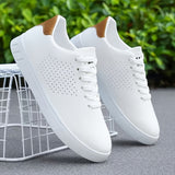 Sterling Row | Men’s Perforated Leather Sneakers