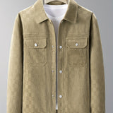 Sterling Row | Checkered Suede Jacket for Men Refined Transitional Style