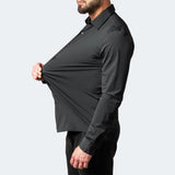Sterling Row | Men’s Stretch Wrinkle Resistant Dress Shirt Slim Fit