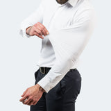 Sterling Row | Men’s Stretch Wrinkle Resistant Dress Shirt Slim Fit