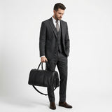 Sterling Row | Men’s Leather Weekender Duffel Bag